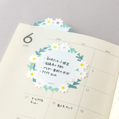 Midori Sticky Notes Die Cutting - Wreath