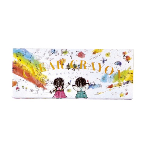 Kokuyo Transparent Crayon 10 Colors