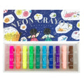 Kokuyo Neon Crayons - 10 Colors