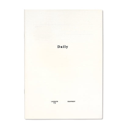 Laconic Style Notebook - A5 - Daily