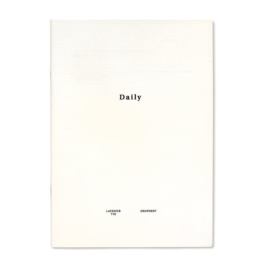 Laconic Style Notebook - A5 - Daily