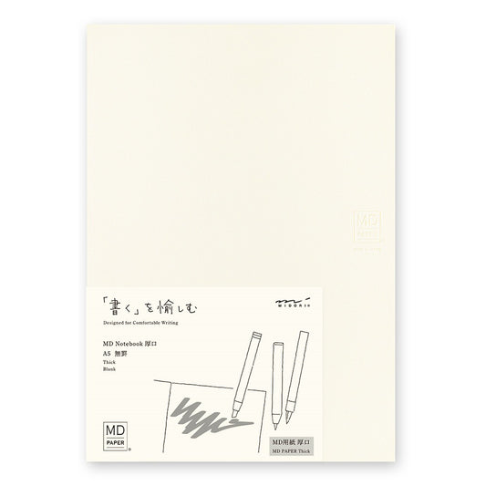 MD Cotton Notebook - Thick Blank A5