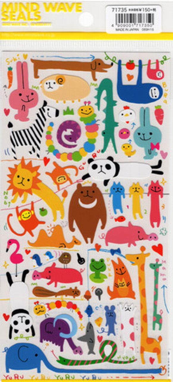 Animals Sticker Sheet