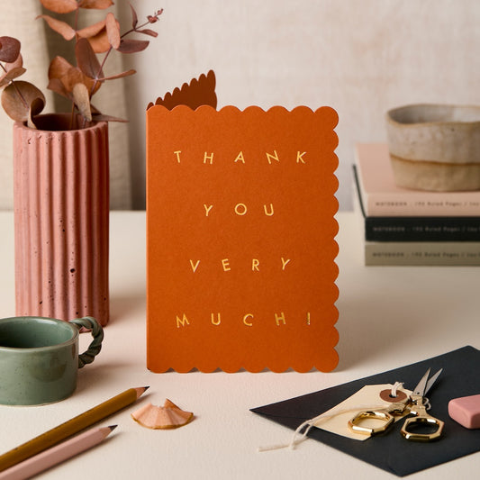 Scallop Thanks Very Much Rust Card
