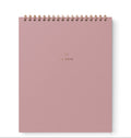 To Note Lined Notebook - Dusty Rose
