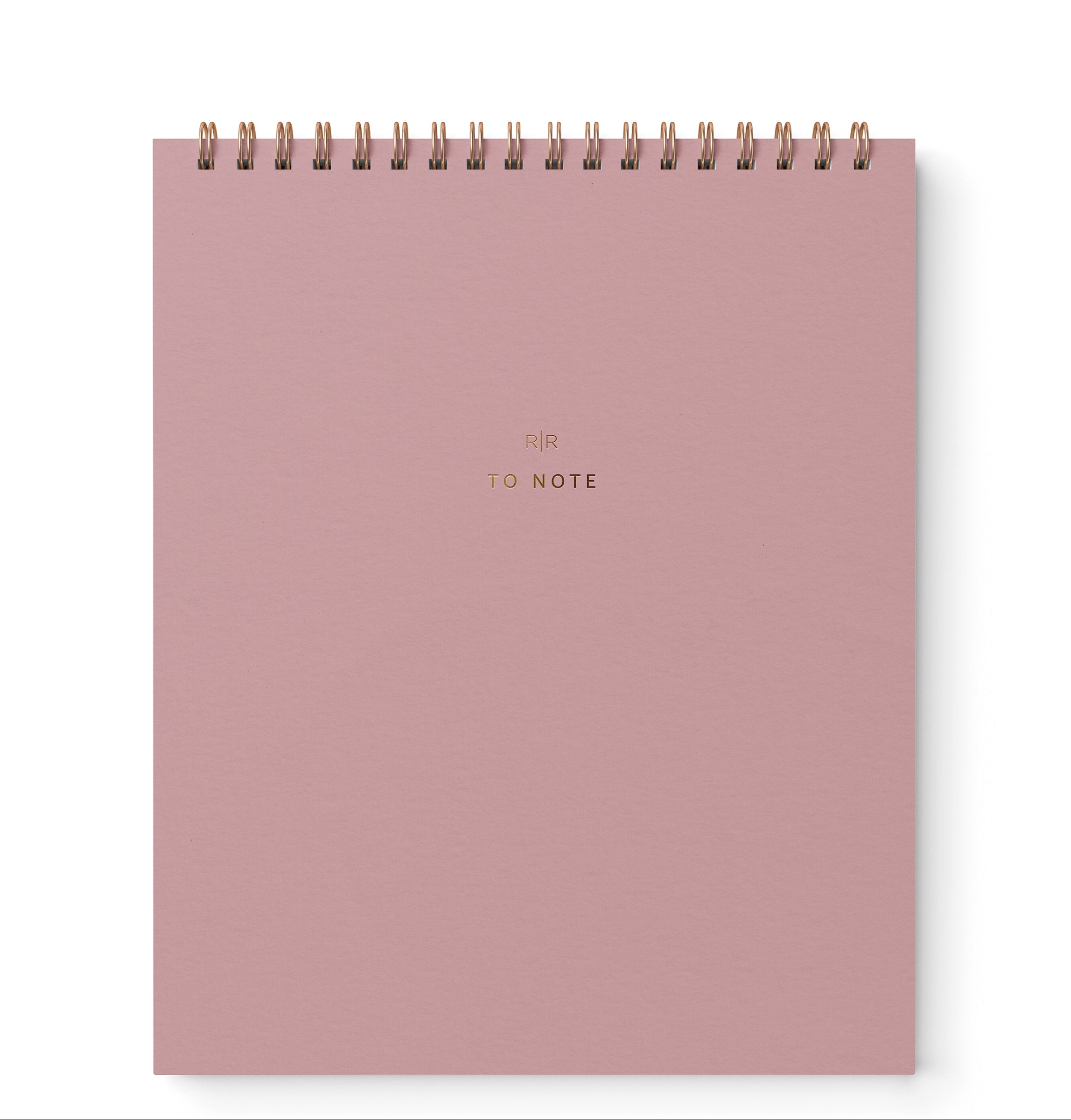 To Note Lined Notebook - Dusty Rose