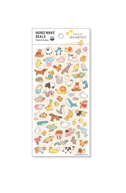 Animals Sticker Sheet