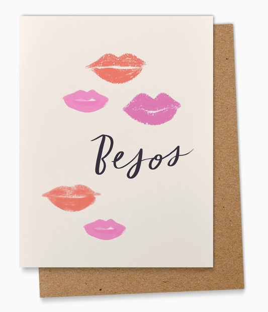 Besos Spanish Greeting Card
