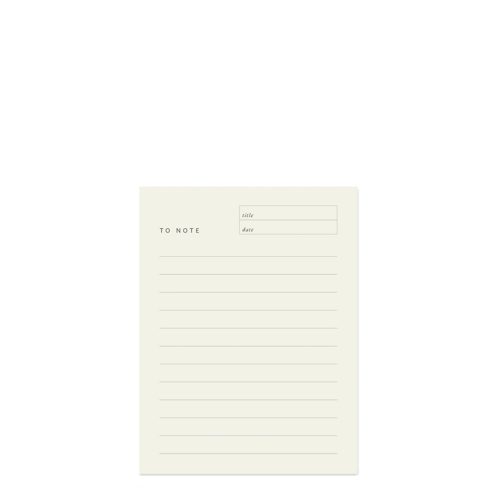To Note Block Notepad