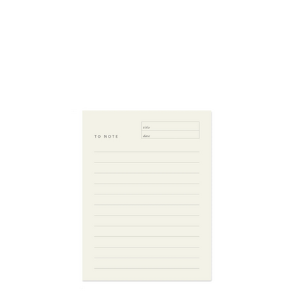 To Note Block Notepad