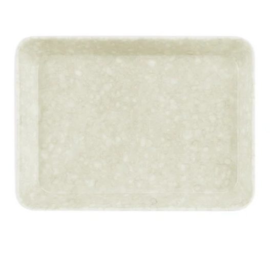 Marble Desk Tray - Small Ivory