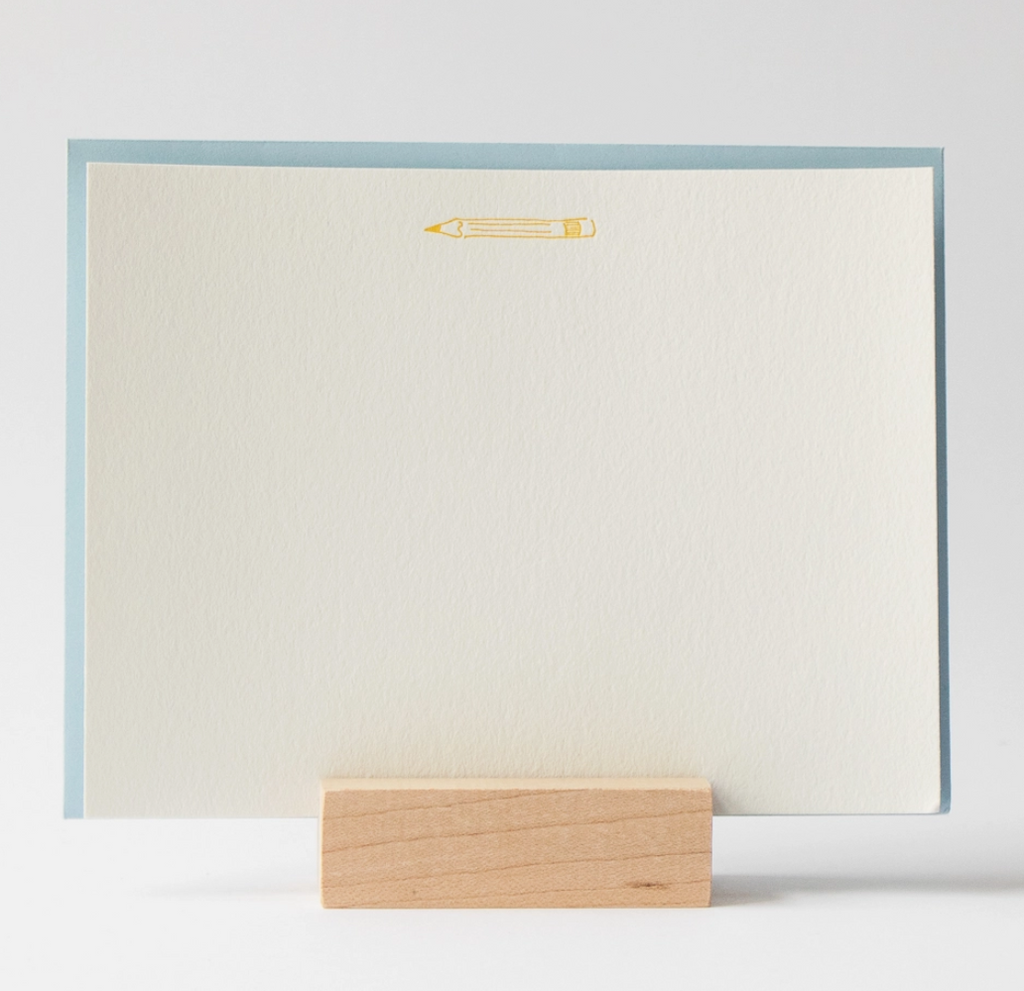 Pencil Notecard Set
