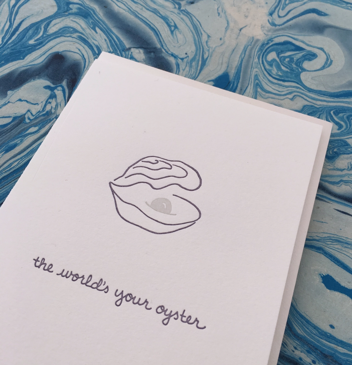 The World's Your Oyster Greeting Card