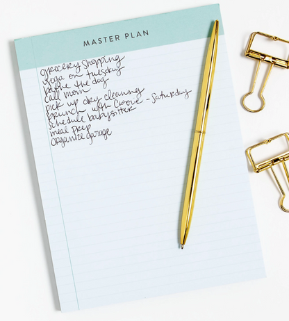 Master Plan Notepad