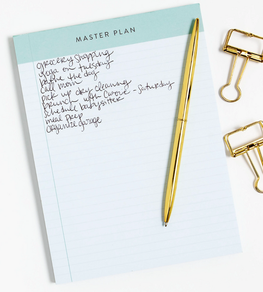 Master Plan Notepad
