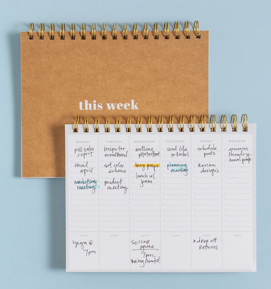 Spiral Weekly Planner