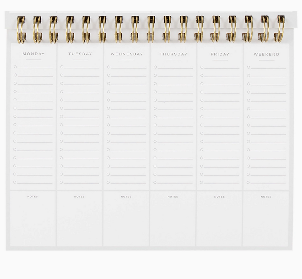 Spiral Weekly Planner