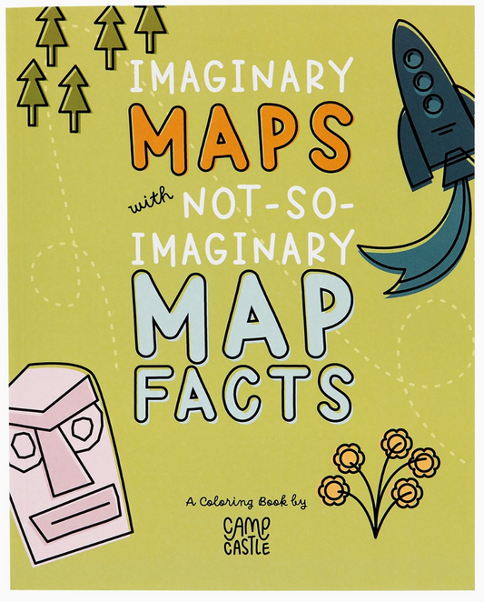 Imaginary Maps Coloring Book