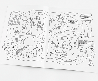 Imaginary Maps Coloring Book