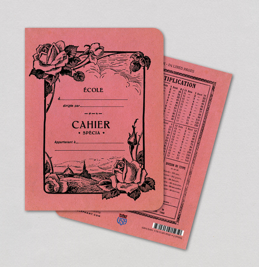 Rose - French Notebook