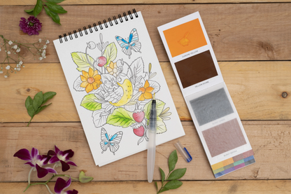Viviva Colors Floral Coloring Book (A6)