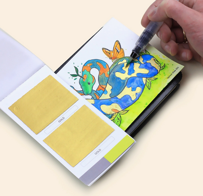 Viviva Colors Metallics Colorsheets- 10 Handmade Watercolors
