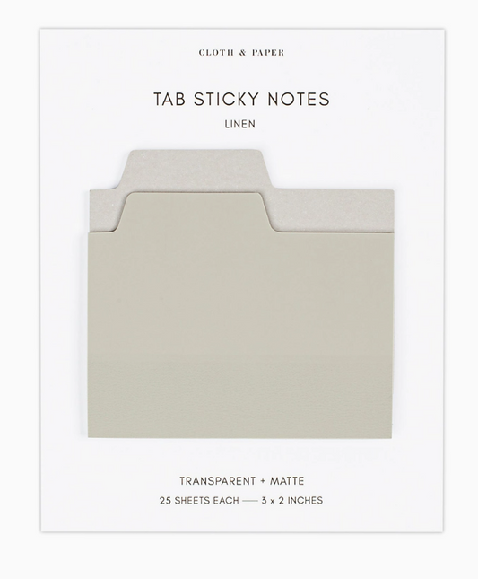 Blank Tab Sticky Note Set