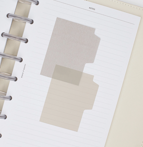 Blank Tab Sticky Note Set