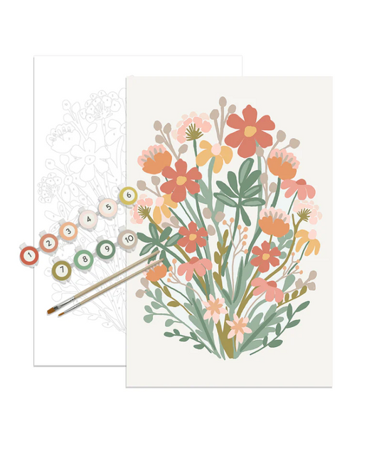 Wildflower Paint by Number Kit