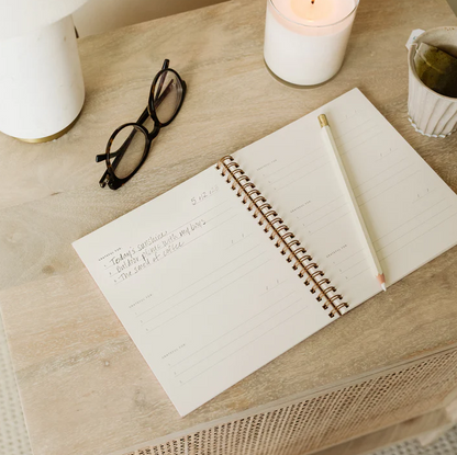 Mini Gratitude Journal - Chalk White