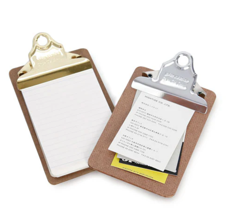 Old School Clipboard - Mini Gold Clip