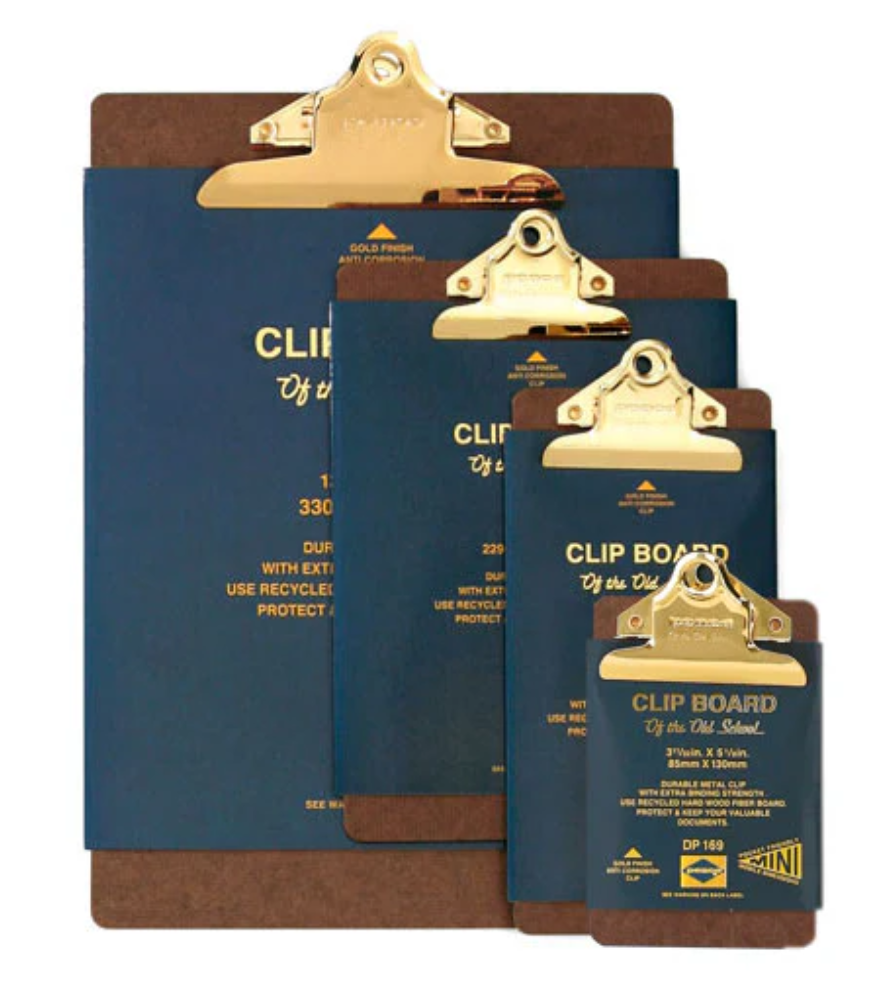 Old School Clipboard - Mini Gold Clip