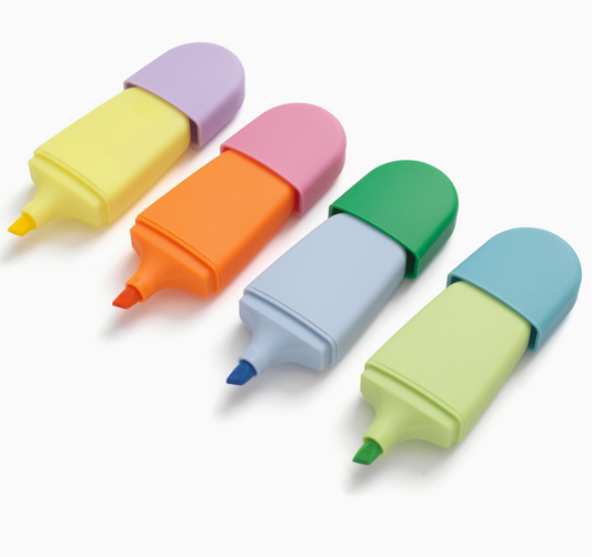 High Energy Bright Ideas Mini Highlighters Set of 4