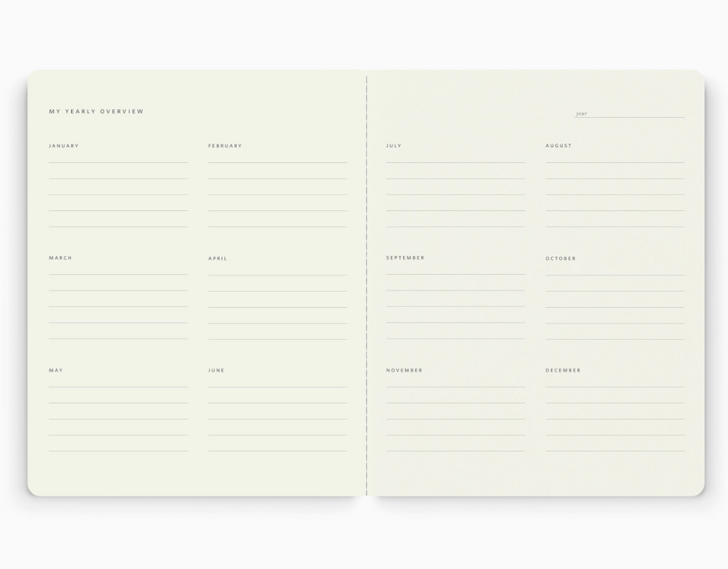 Stitched Monthly Planner