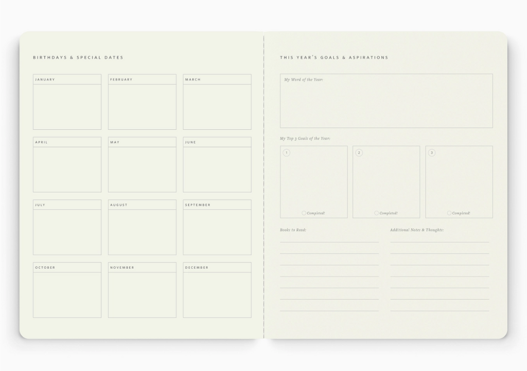 Stitched Monthly Planner
