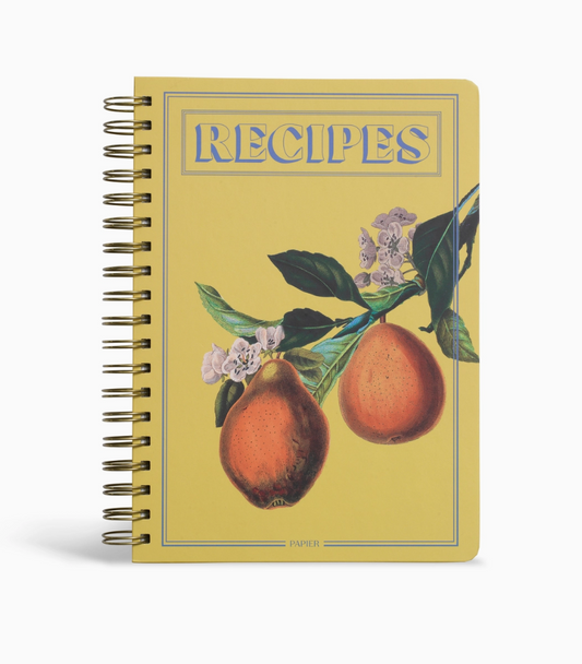Hanging Fruits Hardcover B5 Spiral Guided Recipe Journal