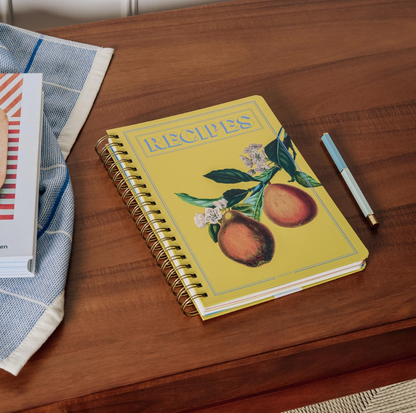 Hanging Fruits Hardcover B5 Spiral Guided Recipe Journal