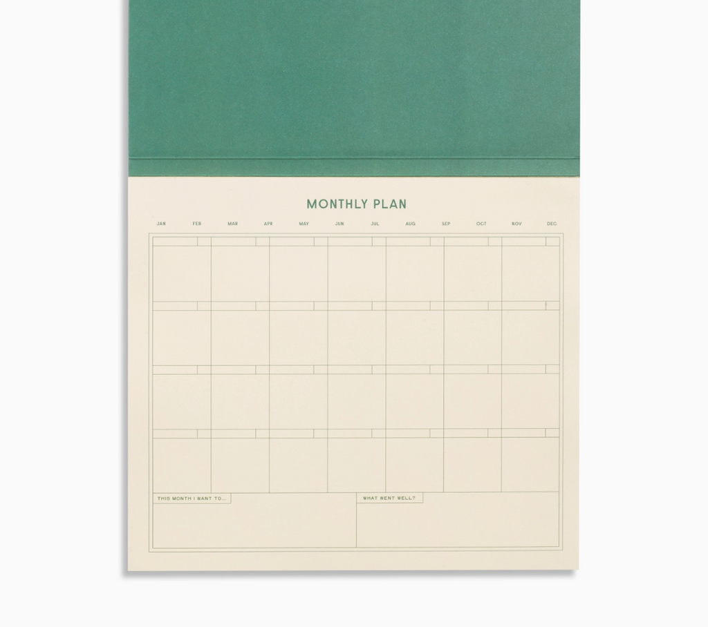 Papier Productivity Undated Monthly List Pad