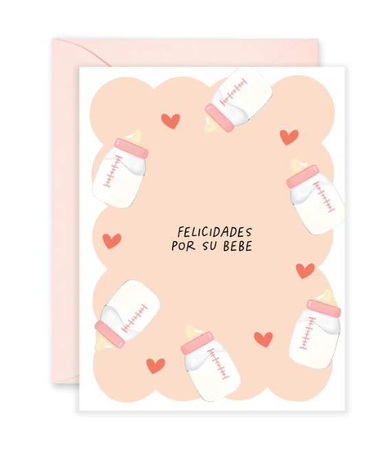 Felicidades Por Su Bebe Greeting Card