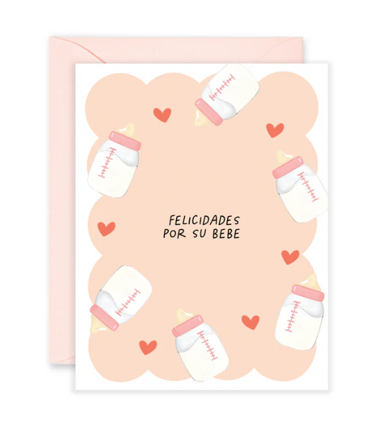 Felicidades Por Su Bebe Greeting Card