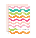 Feliz Cumpelaños Waves - Spanish Birthday Card