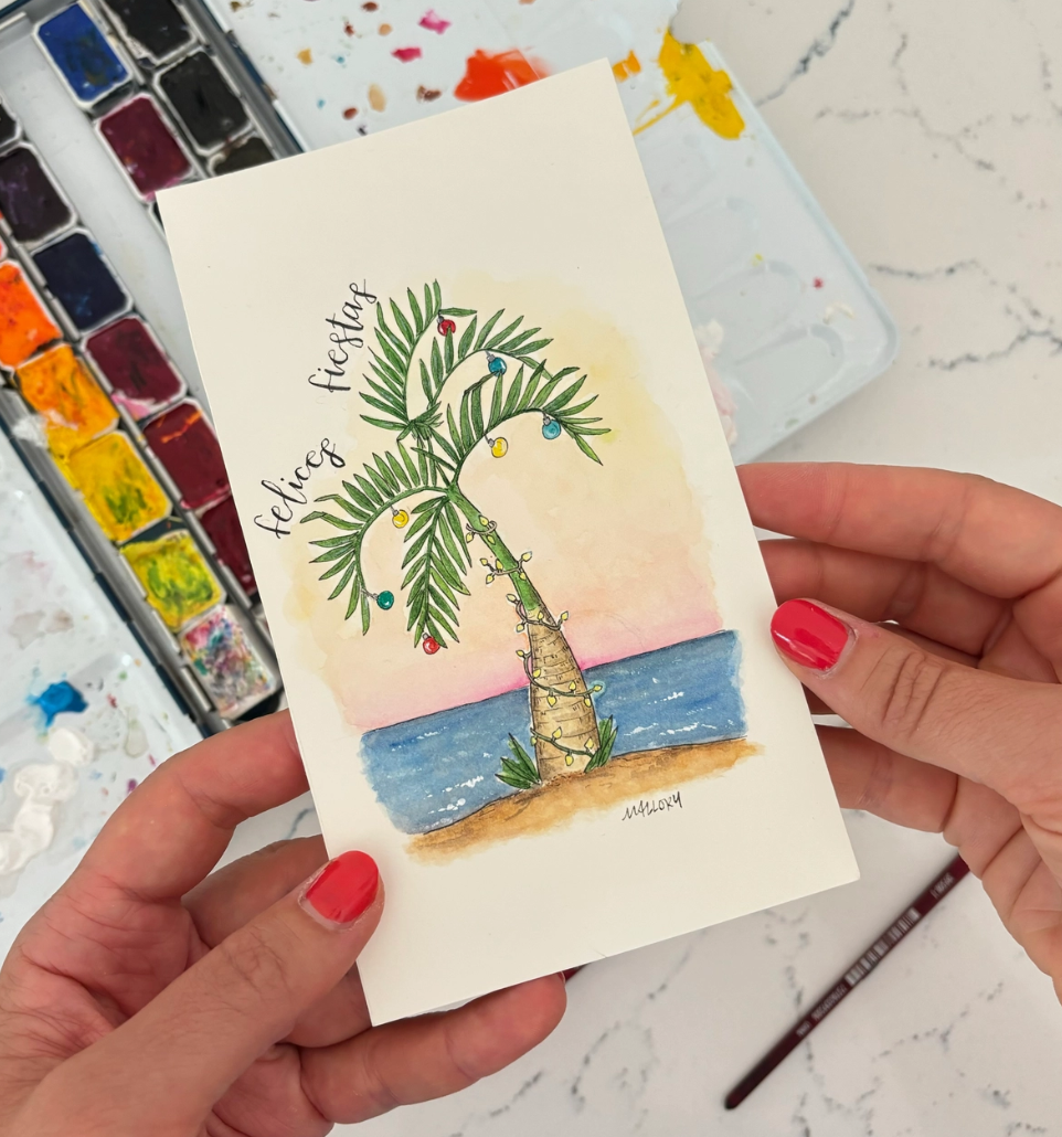 Felices Fiestas Carta Para La Navidad / Holiday Card