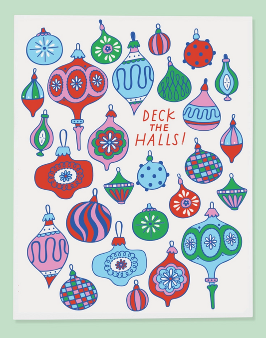 Deck the Halls Card