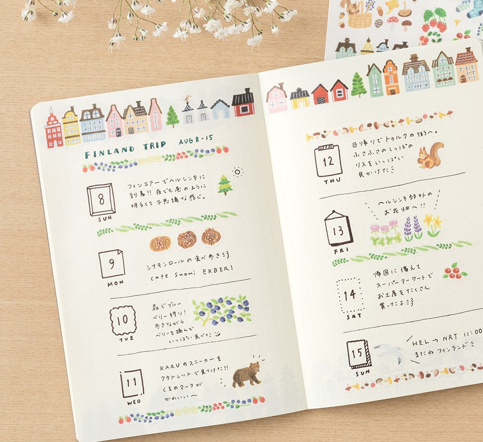 Yuru Log Notebook B6 Scandinavia