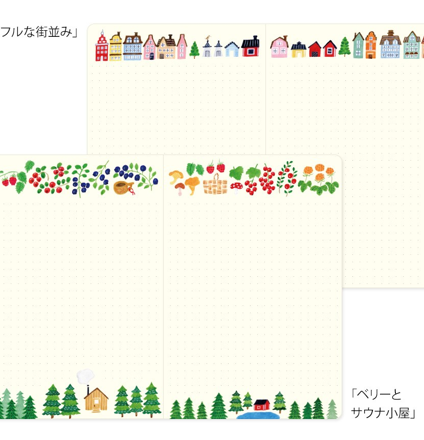 Yuru Log Notebook B6 Scandinavia