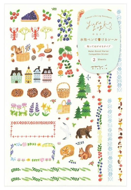 Yuru Log 2 Sticker Sheets