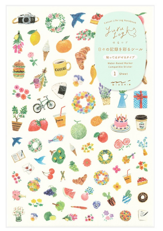 Yuru Log 1 Sticker Sheet
