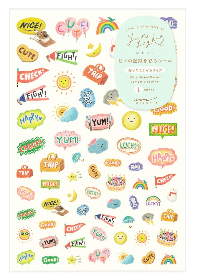 Yuru Log 1 Sticker Sheet