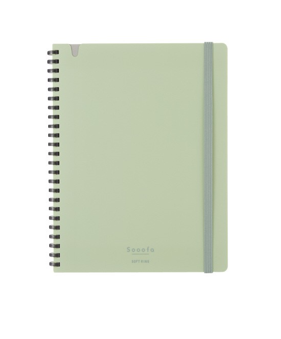 Kokuyo Sooofa Soft Ring Notebook - A5 - 4mm Graph