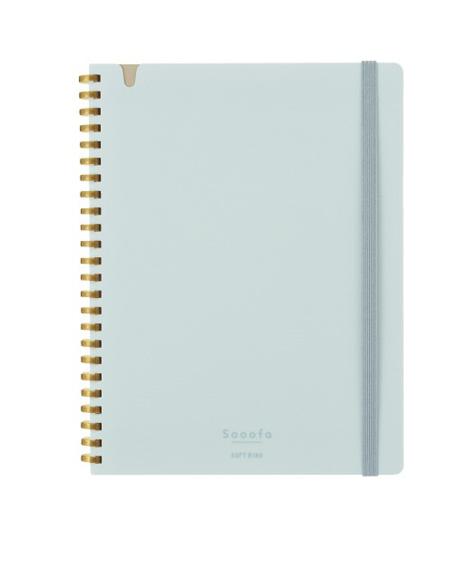 Kokuyo Sooofa Soft Ring Notebook - A5 - 4mm Graph